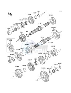 ZRX1200R ZR1200A6F FR GB XX (EU ME A(FRICA) drawing Transmission