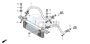 TRX350FM RANCHER 4X4 drawing OIL COOLER