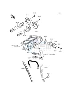 NINJA 300 ABS EX300BEF XX (EU ME A(FRICA) drawing Camshaft(s)/Tensioner