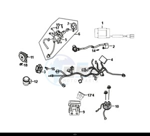 MASK 50 (XE05W1-IT) (L7-L9) drawing WIRE HARNESS / MASK 50 (XE05W1-IT) (L7-L9)