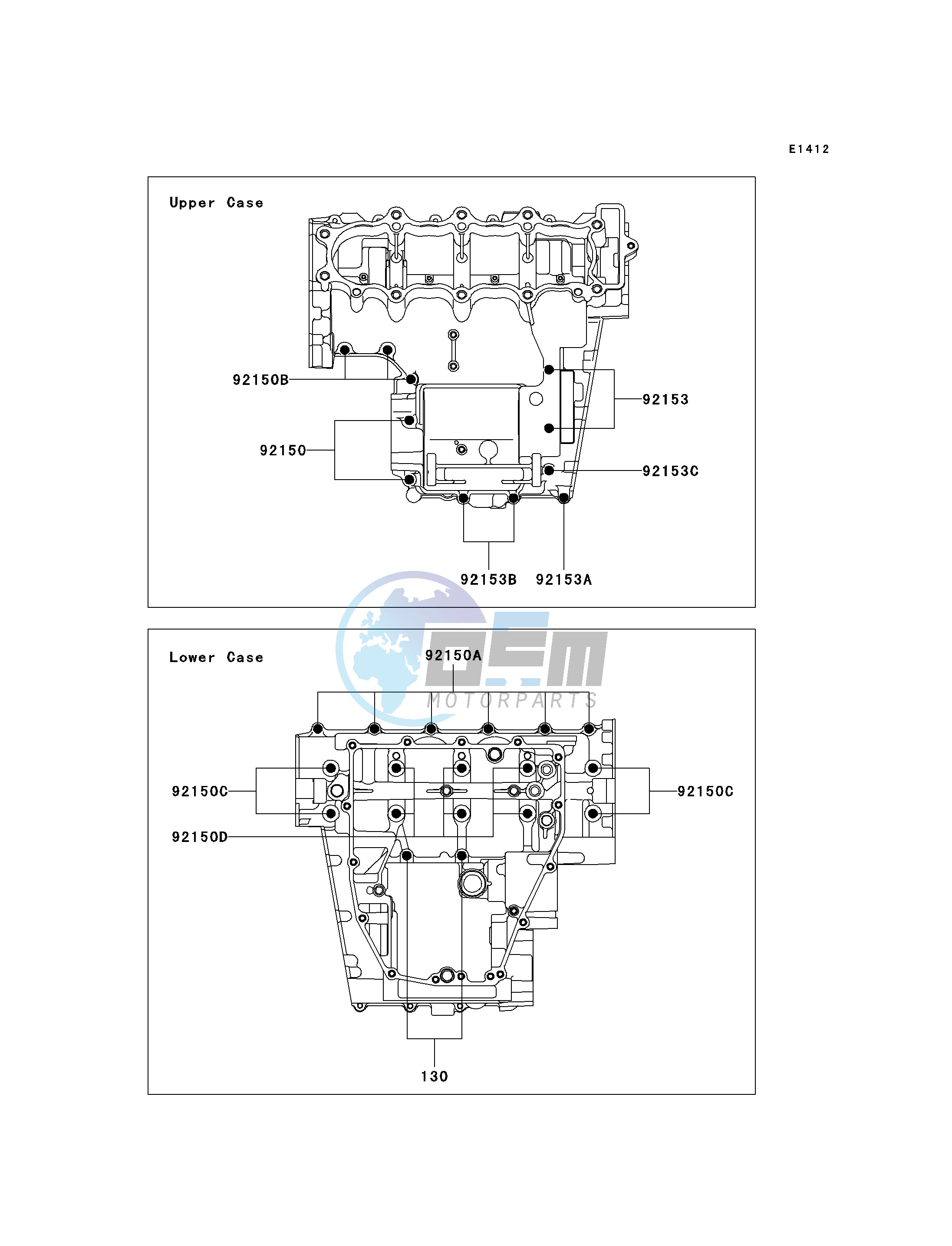 CRANKCASE BOLT PATTERN