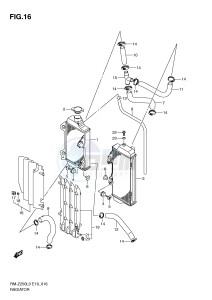 RM-Z250 (E19) drawing RADIATOR