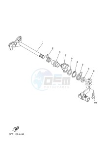 YZ85LW (1SPK) drawing SHIFT SHAFT