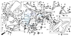 CBF1000AA UK - (E / MKH) drawing COWL