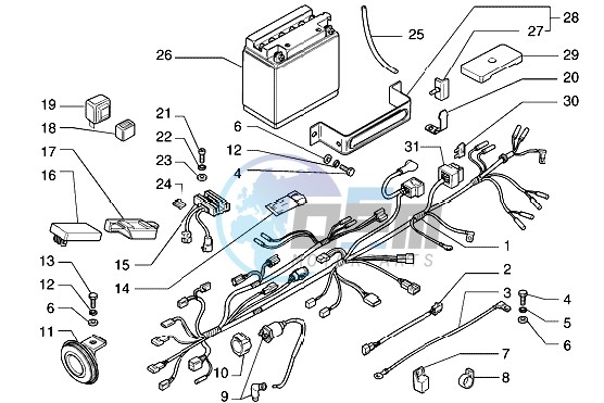 Electric devices and battery