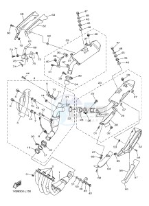 YZF-R1 YZF-R1M 998 R1 (2SG5 2SG6) drawing EXHAUST