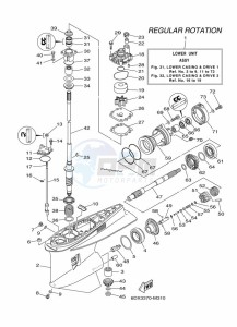 F250GETU drawing PROPELLER-HOUSING-AND-TRANSMISSION-1