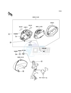 ER-6n ABS ER650D9F GB XX (EU ME A(FRICA) drawing Meter(s)