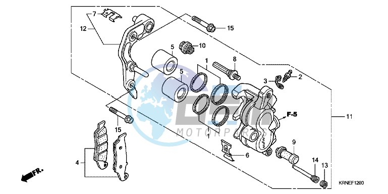 FRONT BRAKE CALIPER