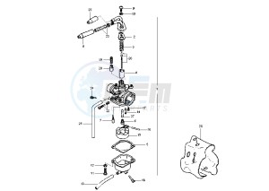 BW'S ORIGINAL EURO2 50 drawing CARBURETOR