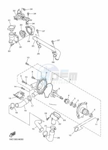 FJR1300-AE (B96S) drawing WATER PUMP