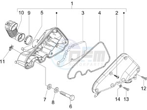 LX 125 4T drawing Air filter