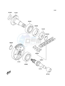 KFX50 KSF50A6F EU drawing Transmission