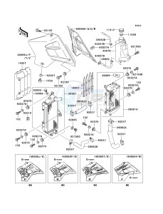 KDX 200 H [KDX200] (H6-H9) [KDX200] drawing RADIATOR