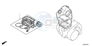 CRF100FC drawing GASKET KIT A