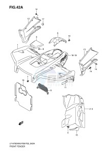 LT-A700X (P28-P33) drawing FRONT FENDER (MODEL K7)