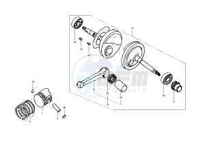 SHARK - 150 cc drawing CRANKSHAFT-PISTON