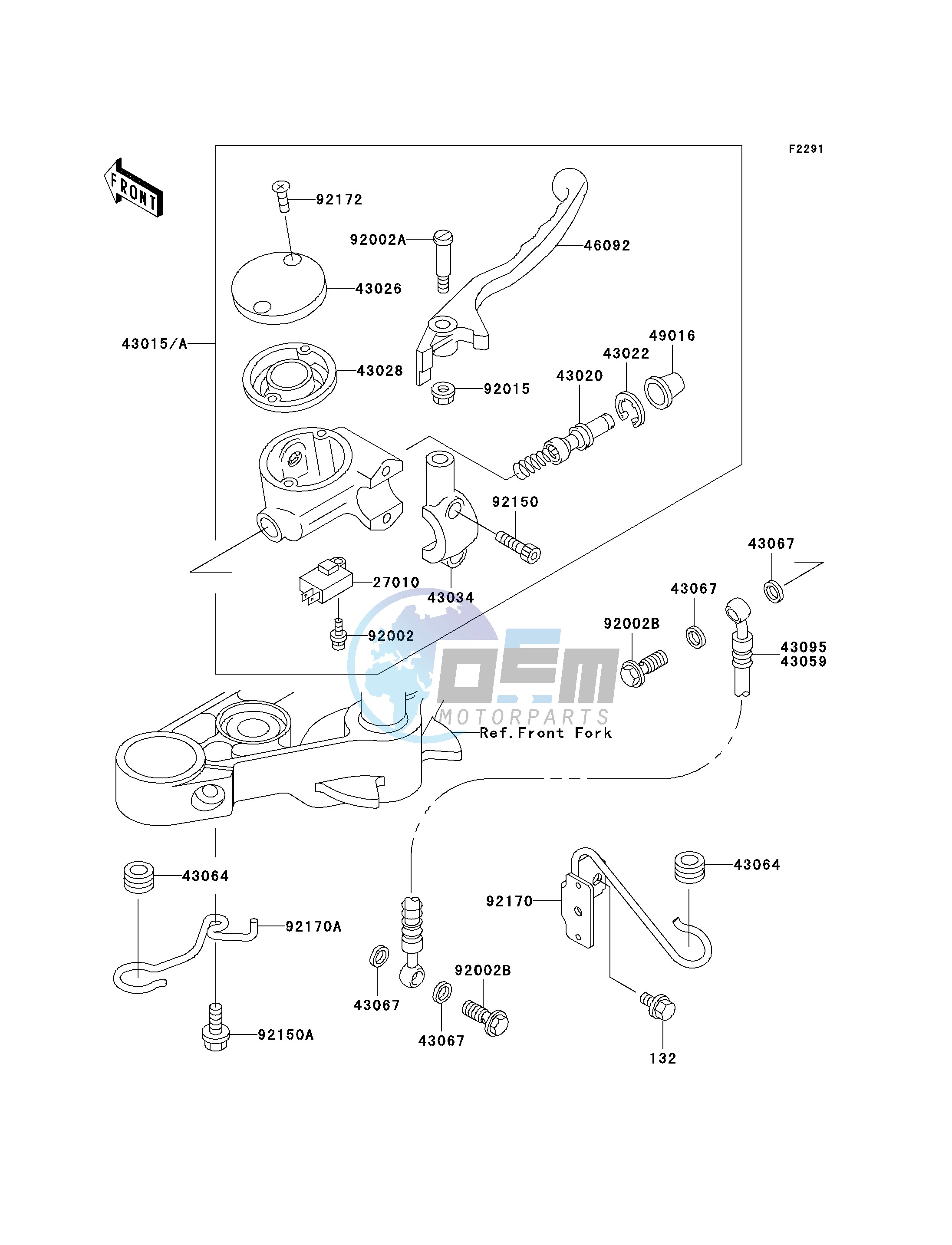 FRONT MASTER CYLINDER