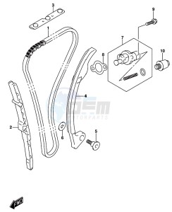 GSX-R125 drawing CAM CHAIN