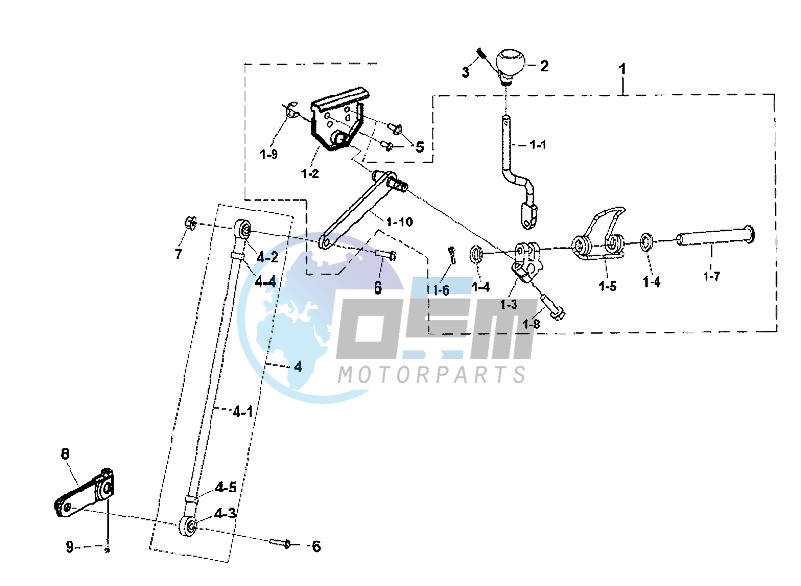 GEAR AXLE - LEVER