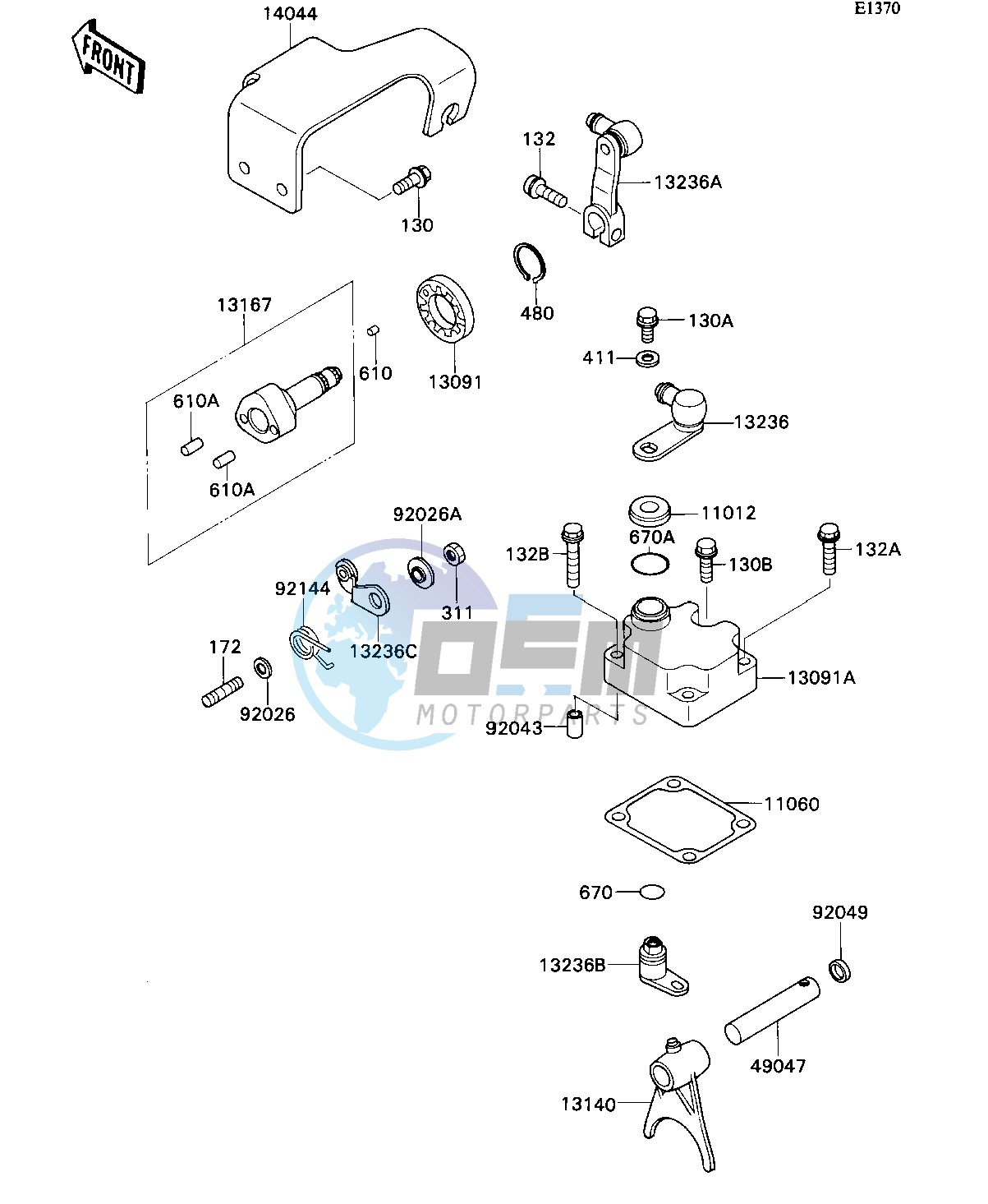 GEAR CHANGE MECHANISM