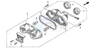 SFX50SMM drawing TAILLIGHT