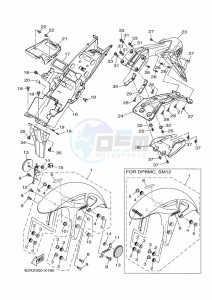 YZF320-A YZF-R3 (B2X9) drawing FENDER