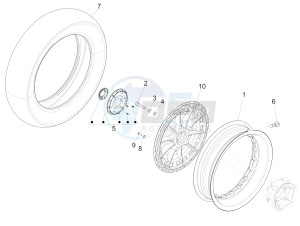 946 125 4T 3V ABS ARMANI (EMEA, APAC) drawing Front wheel