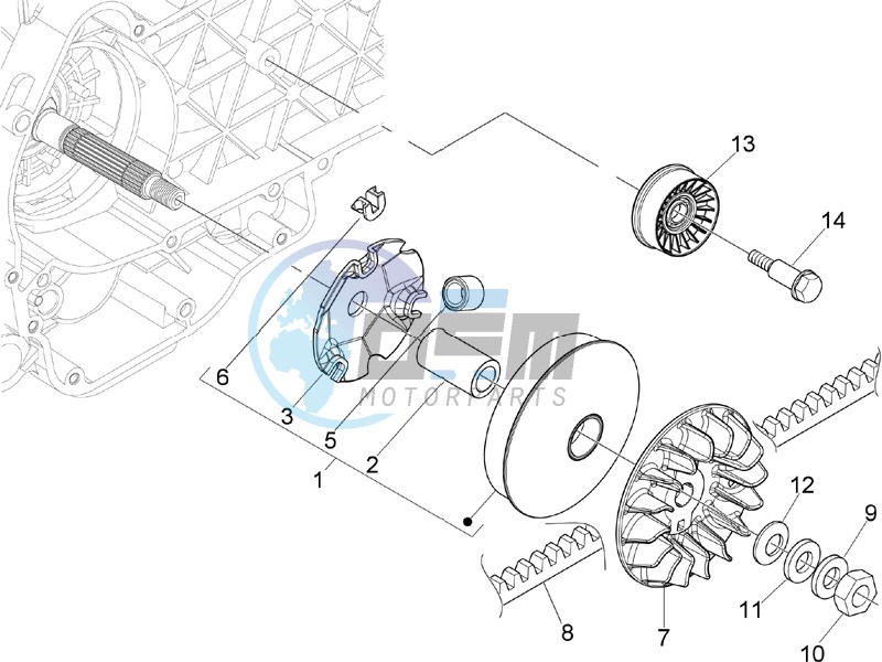 Driving pulley