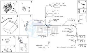 Shiver 750 drawing Electrical system II