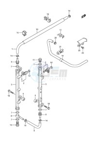 DF 250AP drawing Fuel Injector