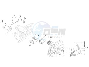 fly 50 4t 2v drawing Starter - Electric starter