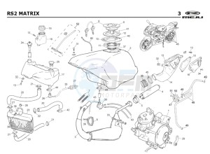 RS2-50-MATRIX-BLUE drawing HOSE CONNEXIONS TANKS