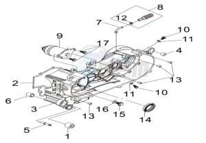 MIO 115 L7 drawing CRANKCASE LEFT