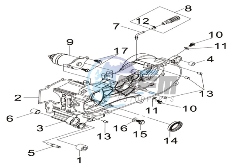 CRANKCASE LEFT