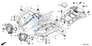 TRX420TM1F TRX420 Europe Direct - (ED) drawing FRONT FENDER