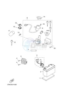 X-MAX125 ABS X-MAX (2DM6 2DM6) drawing ELECTRICAL 1