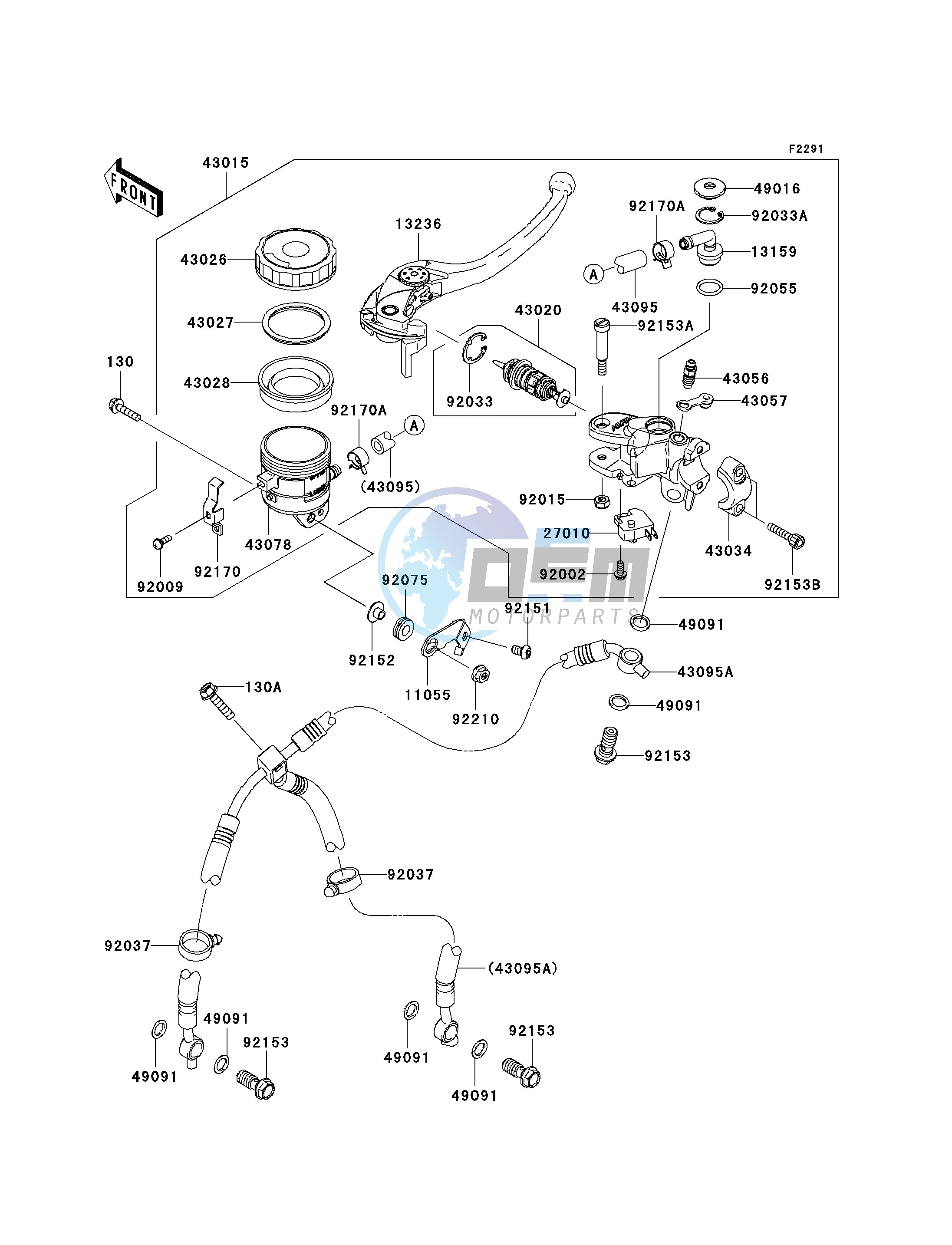 FRONT MASTER CYLINDER