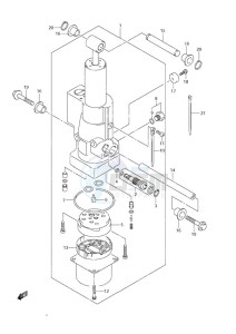 DF 9.9 drawing Trim Cylinder