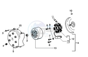 DNA 50 drawing Flywheel magneto