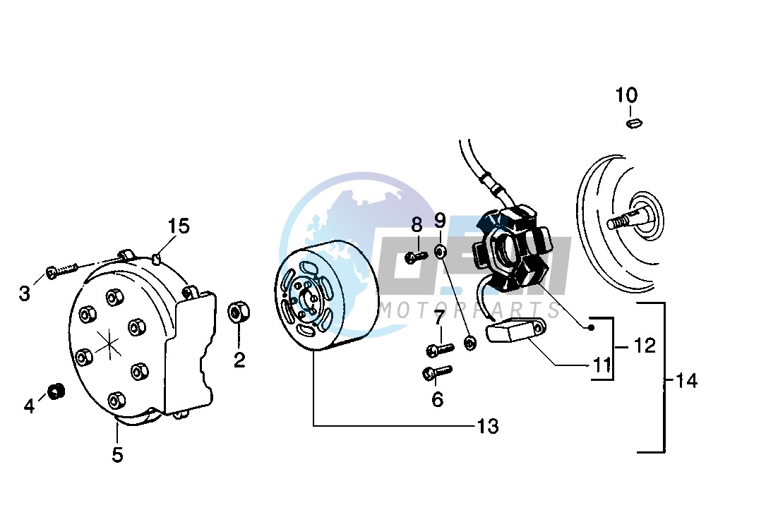 Flywheel magneto