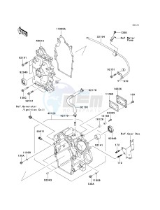 KAF 620 J [MULE 3010 TRANS4X4] (J6J-J8F) J7F drawing CRANKCASE