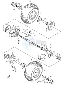 LT-A50 (P2) drawing REAR WHEEL