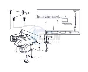 HD 125 EVO drawing FUEL TANK - FUEL CUT