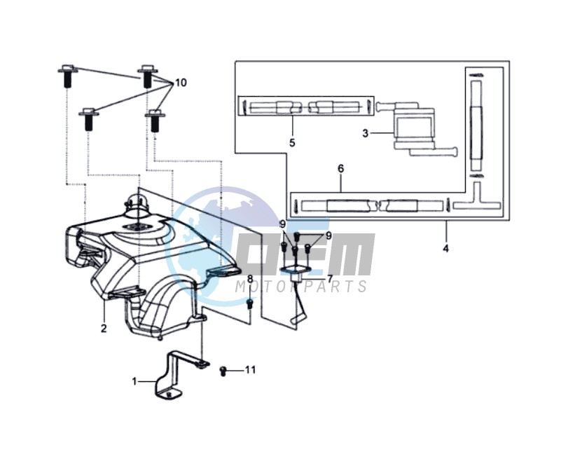 FUEL TANK - FUEL CUT