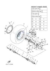 YXZ1000ES YXZ10YMSH YXZ1000R EPS SPECIAL EDITION (2HCF) drawing REAR WHEEL 2