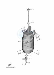 YXE850EN YXE85WPAK (B8K5) drawing OIL TANK