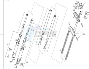 RCR 50 drawing Fork assy