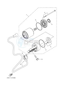 YXZ1000E YXZ10YPXG YXZ1000R EPS (2HC4) drawing STARTING MOTOR