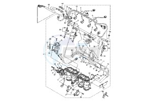 YZF R1 1000 drawing INJECTION SYSTEM